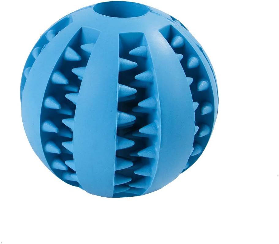 HanleyDepot Dog Chew Ball for Teeth Cleaning, Made from Non-Toxic Rubber