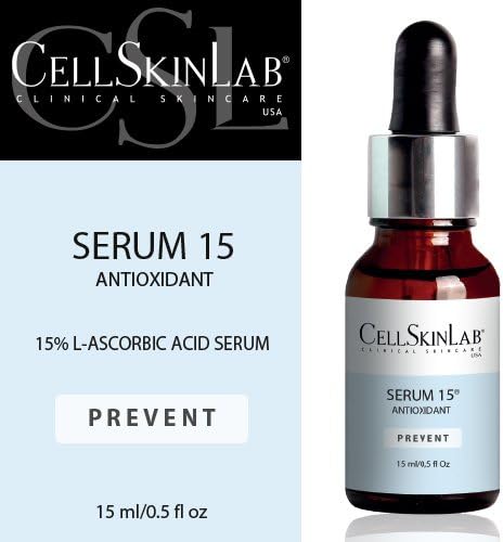 Prevent Serum 15 Antioxidant by Cell Skin Lab Clinical Skin Care 1.5ml/0.5fl oz