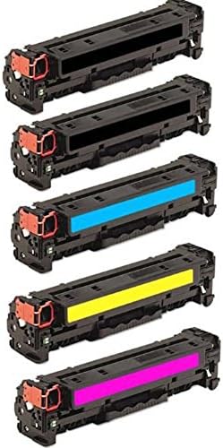 HD Toner 5pk (2B,C,Y,M) 131A CF210A CF211A CF212A 213A Toner For HP Laserjet Pro 200 M251nw M276nw