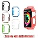 [6 Color Pack] Apple Watch Case 38mm, Fintie Ultra Thin Lightweight Hard Protective Bumper Cover for All Versions 38mm Apple Watch Series 2 / 1 / Original (2015) Retail Packaging