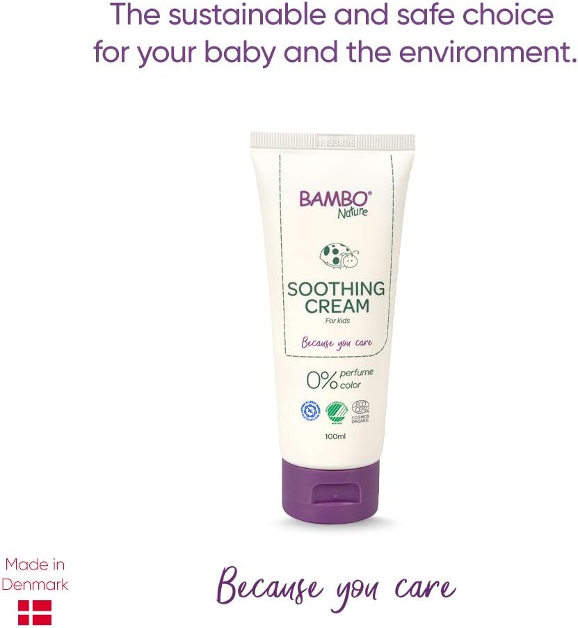 Bambo Nature Soothing Nappy Cream, Newborn Essentials, Eco-Labelled Nappy Cream, Soothes & Restores Irritated Skin - Image 3