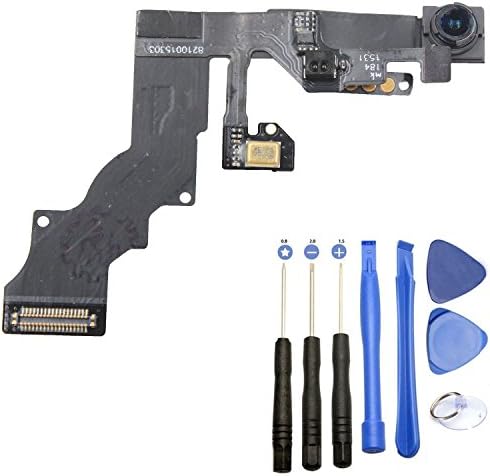 Replacement iPhone 6 Plus Front Facing Camera With Proximity Sensor Light Motion Flex Cable 5.5'' + 8 in 1 Tool Kit