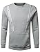 URBANCREWS Mens Hipster Hip Hop Pullover Short Sleeve Hoodie Shirt