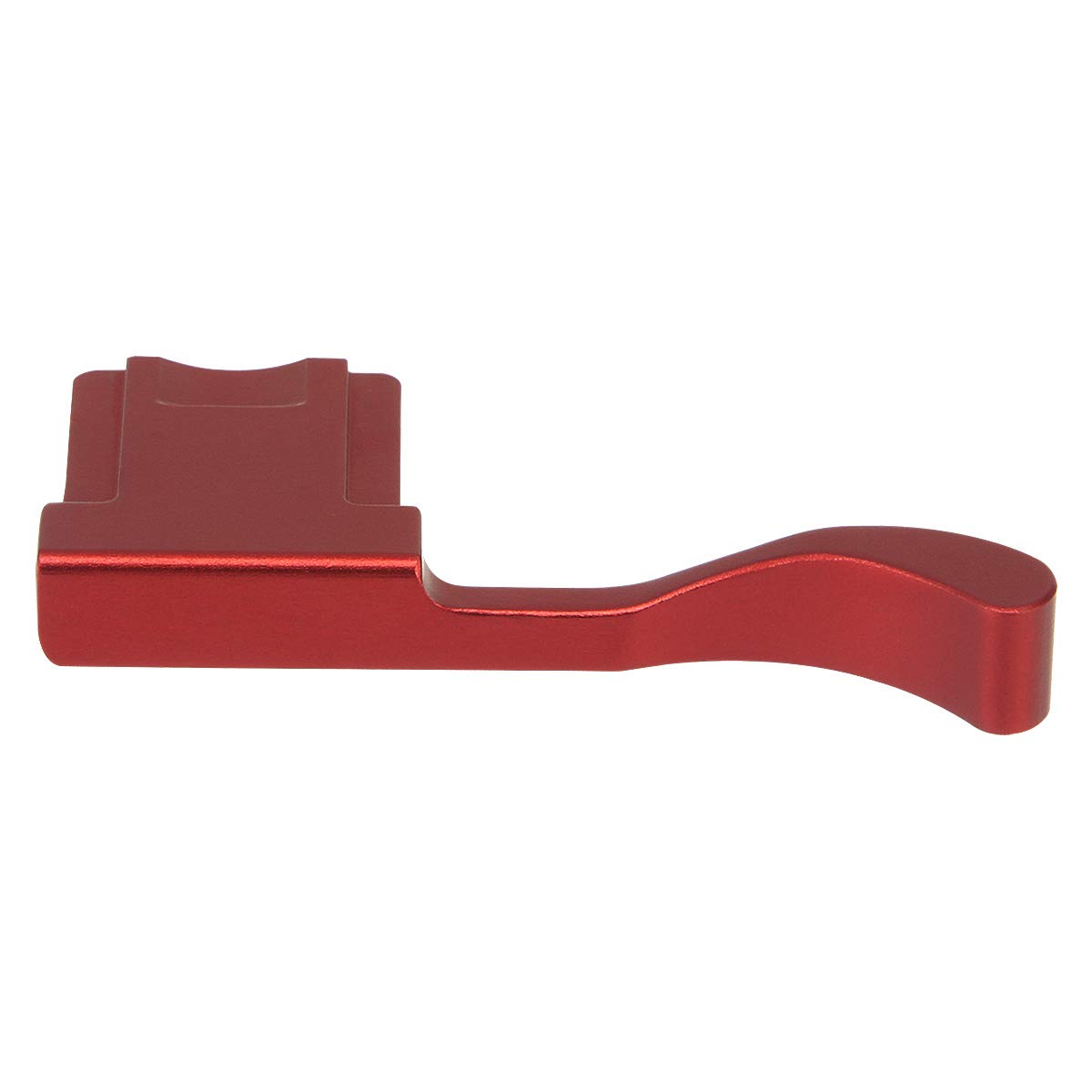 Haoge THB-XR Metal Hot Shoe Thumb Up Rest Thumbs Up Hand Grip Designed for Fujifilm Fuji FinePix X100F X100V X-Pro2 XPro2 X-Pro3 XPro3 Camera Red Better Balance & Grip Convenience