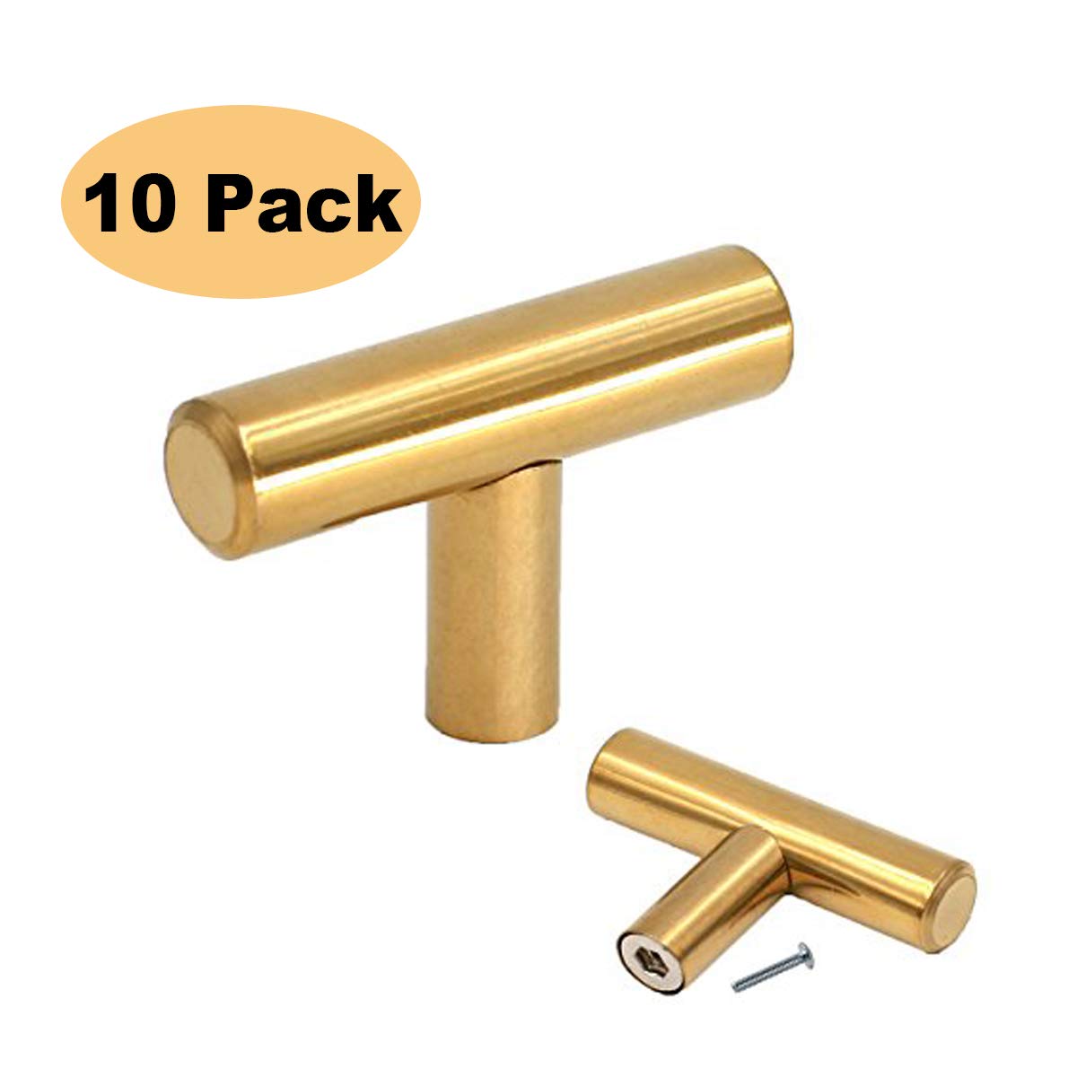 Best Cabinet Knobs T Bar Gold