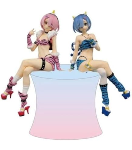 NINJAMO Re:Zero Rem Setsubun Oni Version Figure - 8.6" Tall Cute Anime Collectible