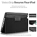 KAVAJ New iPad Case 2018/2017 Leather Cover Berlin for Apple iPad 6th & 5th Gen. Black Genuine Cowhide Leather with Built-in Stand Auto Wake/Sleep Function. Slim Fit Smart Folio Covers