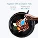 Cosy Life Set of 3 Large Oven Liner 16.25 x 23 Inch, Teflon Non-Stick Oven Mat - Black