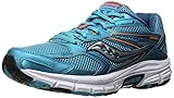 Saucony Women's Grid Cohesion 9 running Shoe, Blue/Orange, 8 M US