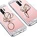 Caka Galaxy S9 Plus Case, Galaxy S9 Plus Glitter Case Mirror Series Luxury Cute Shiny Bling Mirror Makeup Case for Girls with Ring Kickstand Diamond TPU Case for Samsung Galaxy S9 Plus (Rose Gold)