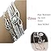 DOINSHOP Infinity Love Heart Pearl Friendship Antique Leather Charm Bracelet (White)