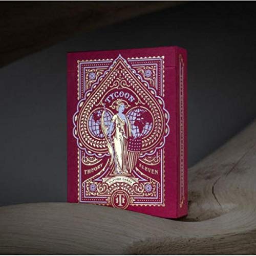 SOLOMAGIA Tycoon Playing cards Red by Theory11 - Card Games - Magic Tricks and Magic