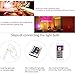 RAYWAY Bluetooth Speaker LED Light Bulb - 16 Multi Color Changing Music Bulb - Dimmable Wireless Colorful Mood Night Lamp - Men Women Gift for Party Kitchen Bedroom - E26 Base - Remote Control