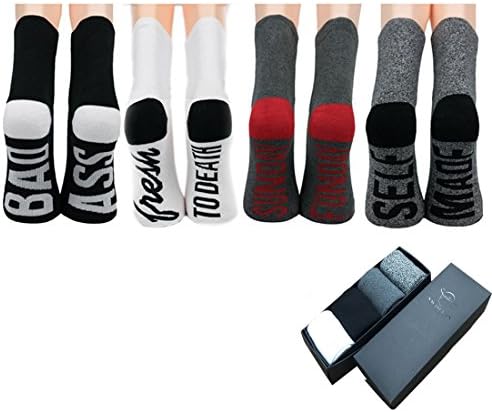 Crew Girls Womens Socks Fun โ Thanksgiving Christmas Gifts for Her Presents Women