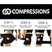 CompressionGear Adjustable Knee Brace Support - Neoprene Open Patella Stabilizer with Adjustable Strap - Best for Meniscus Tear, Arthritis, ACL, MCL, Sports, Running, Basketball - Men, Women, Youth