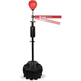 INNOLIFE Boxing Spinning Bar, Boxing Bar Punching Bag with Stand Quickly Respond for MMA Training, Stress Relief & Fitness