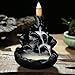 Pistha Ceramic Censer Ceramic Glaze Incense Smoke Cone Burner Backflow Censer Tower Holder for Yoga Room or Home Décor