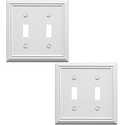 OKAWYC Double Toggle Light Switch Cover Adler Metal
