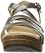 Dansko Women's Stevie Flat Sandal, Pewter Nappa, 40 EU/9.5-10 M US