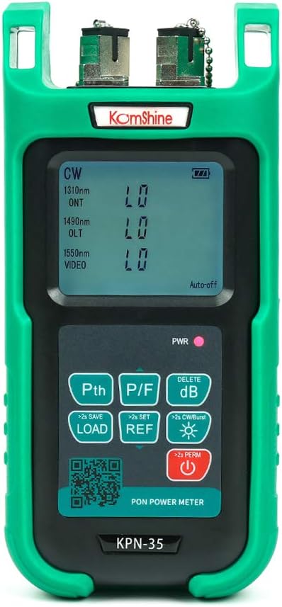 Komshine KPN-35 PON Optical Power Meter FTTX 1310nm 1490 nm 1550 nm Built-in USB Interface