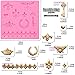 Funshowcase Steampunk Style Parts Silicone Mold for Sugarcraft, Resin Epoxy, Polymer Clay Crafting Projects