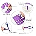 TecUnite 20 Sheets Self-Adhesive Cable Labels Waterproof Tear Resistant Cord Label Stickers, 600 Pieces Totally, 10 Colors