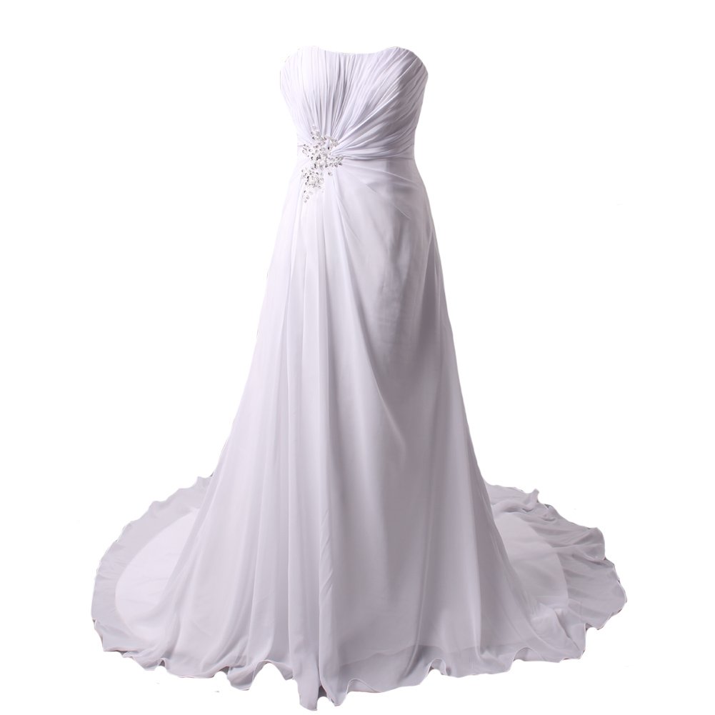 Kivary-Womens-A-Line-Sweetheart-Beach-Bridal-Wedding-Dresses-White-US-20W