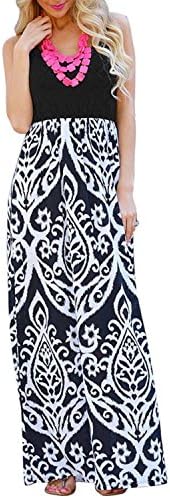George Gouge Vintage Ethnic Print Tank Dress New Womens Beach Dress Sexy Summer Boho Hippie Long Maxi Party Vestidos 3 XXL