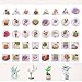 Decorative Succulent Plant Paper Stickers, Leaves Washi Tape, Scrapbooking Sticker for Label Diary Stationery DIY Album Stickers