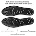 2 Pairs Black Massaging Insoles, Acupressure Magnetic Massage Insoles |Oumers Foot Massager Shoe-pad Foot Therapy Reflexology Pain Relief Shoe Insoles |Unisex Washable and Cutable