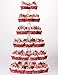 Cupcake Stand, 6 Tier Large Cupcake Tower Display, Round Cupcake Holder, Acrylic Dessert Stand, Pastry Display Tree for Party, Wedding, Baby Shower