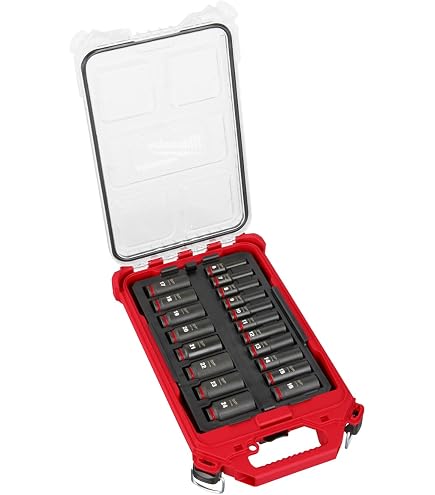 19Pc 49-66-6801 for Milwaukee 3/8” Impact Duty Drive Socket Set