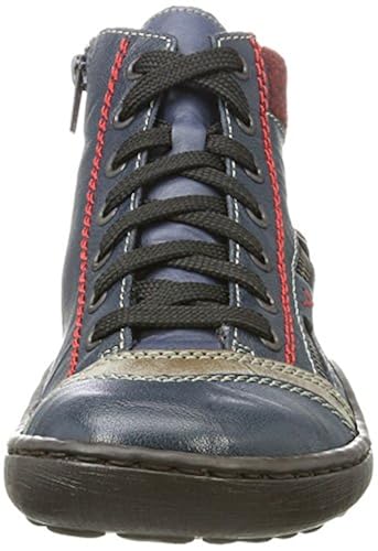 Rieker Simona 43 Women's Oxford 38 M EU Royal Blue-Cigar-Bordeaux