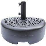 Heavy Duty Patio Market Umbrella Base Stand Half Moon Shaped Water Filled Umbrella Base Patio Umbrella Stand For Patio Outdoor Buy Online In Japan At Desertcart