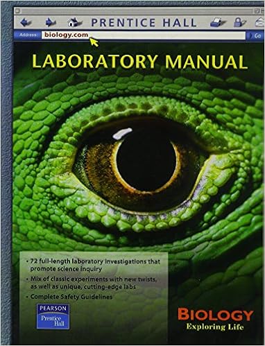 Amazon Com Biology Exploring Life Laboratory Manual 9780130642660 Prentice Hall Books