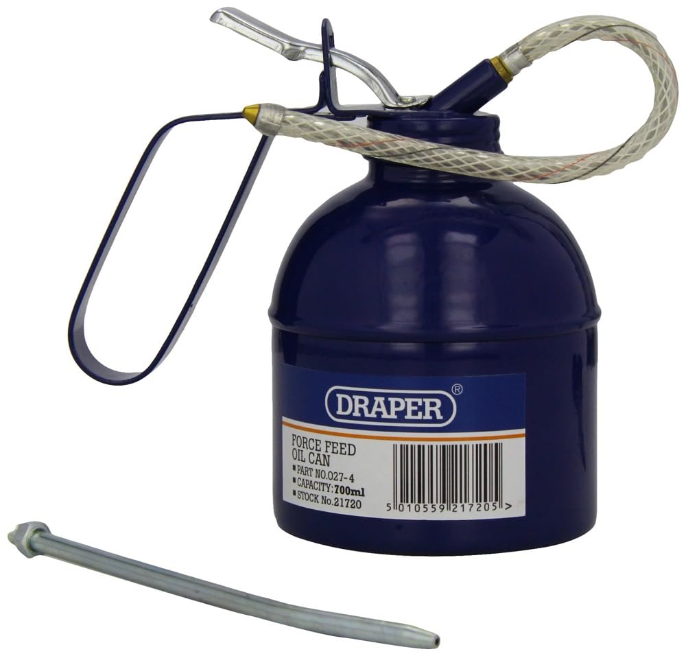 Draper 21720 700 ml Capacity Force-Feed Oil Can