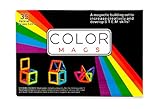 Color Mags Magnetic Blocks 35 Piece Standard Set With Neodymium Rare-Earth Magnets For Strength
