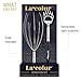 La'colur Back Scratcher and Scalp Massager – Travel Handheld Head Massager and Retractable Back + Head Scratcher; Two Piece Sensation Set