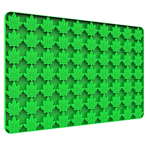 Tadonyny Leaf Silicone Molds For Chocolate Gummy Candy, Leaf Wax Melts Molds with Scraper (leaf)