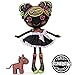 Lalaloopsy Color Me Trace E. Doodles Doll - Creative Chalkboard Erasable Drawing Doll, Includes Markers - 13 x 6 x 15 Inches