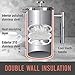 Mueller 12-Cup Drip Coffee Maker, Auto Keep Warm Function, Smart Anti-Drip System, Grey