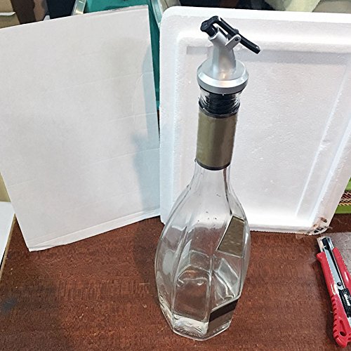 Aland Oil Sauce Vinegar Bottle Flip Cap Stopper Dispenser Pourer Faucet Kitchen Tool Random Color