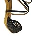 Misu Women's Lace Party Wedding Shoes Latin Salsa Tango Practice Ballroom Dance Shoes 3.3