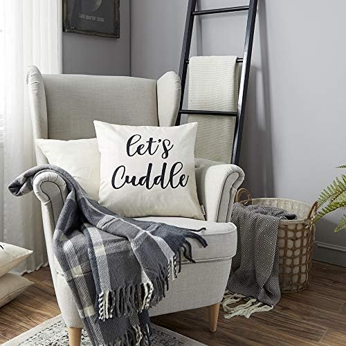 Farmhouse linen pillow covers included, worth $7.99.