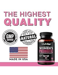 VitalWise Probiotics for Women, Made in USA, Vegan, Women's Probiotic for...