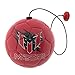 Leo Messi Soccer Ball | Solo Youth Soccer Football Kick Throw Trainer with Adjustable Control Cord | Skill Training for Soccer Practice & Drills, Size 3 (RED)