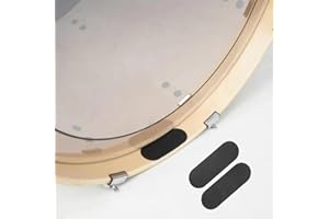FENGTAIKE Bass Drum Hoop Guard, Rubber Hoop Protector, Prevents Damage and Wear, Set of 2