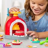 Play-Doh Kitchen Creations Pizza Oven Set with 6 Colors and Tools view 10