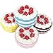 POWEE 4.5” Jumbo Slow Rising Squishies Birthday Strawberry Cake Squishy Charms Stress Relief Toy (Yellow)