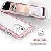 Zizo ION Series Compatible with LG Stylo 4 Case Military Grade Drop Tested with Tempered Glass Screen Protector Rose Gold Clear